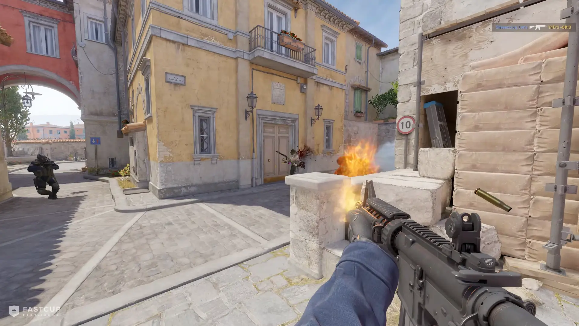 4K with M4A4 and HE Grenade (Double-Kill) | FASTCUP