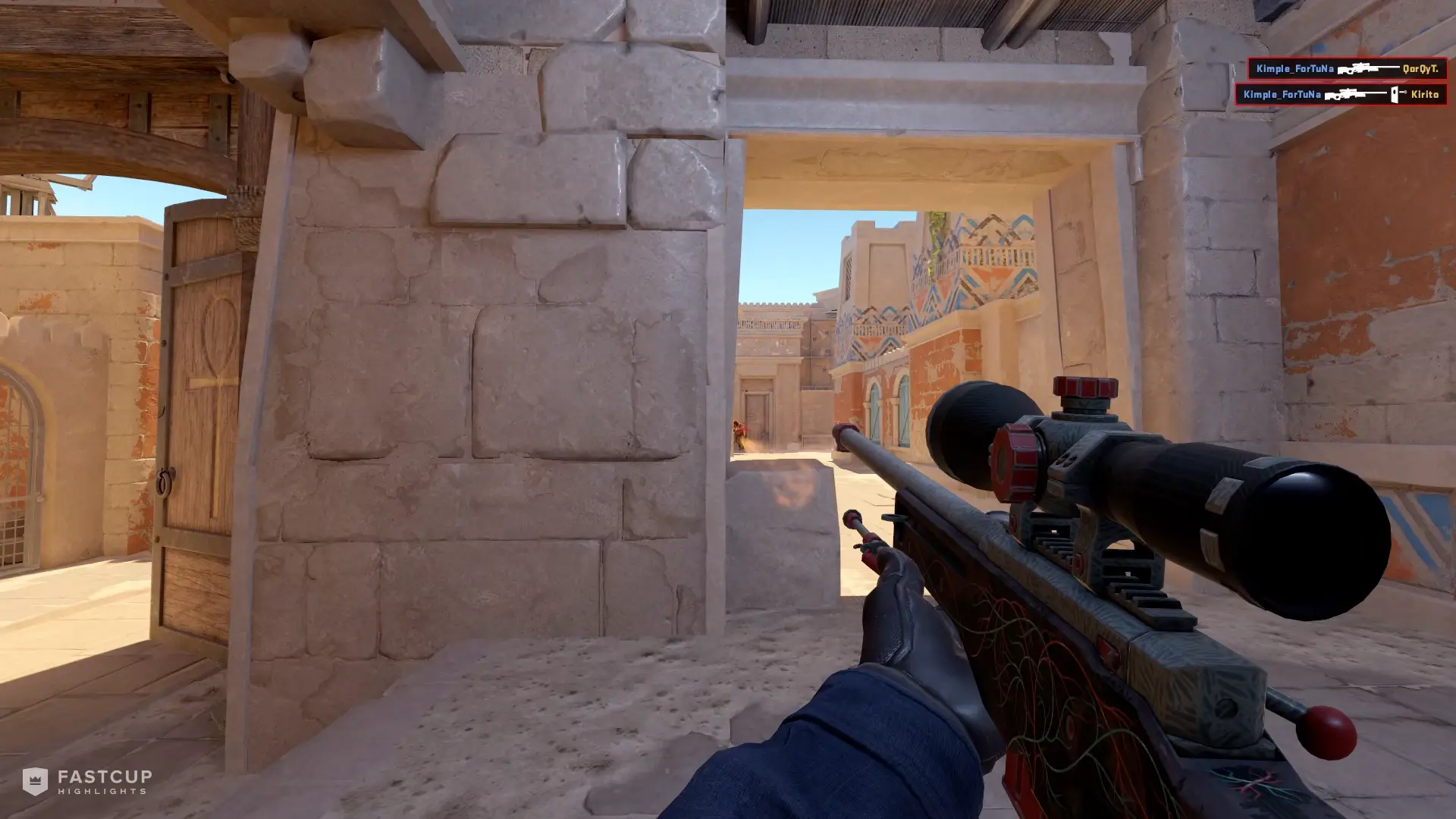 3K with AWP and USP-S (Double-Kill) | FASTCUP