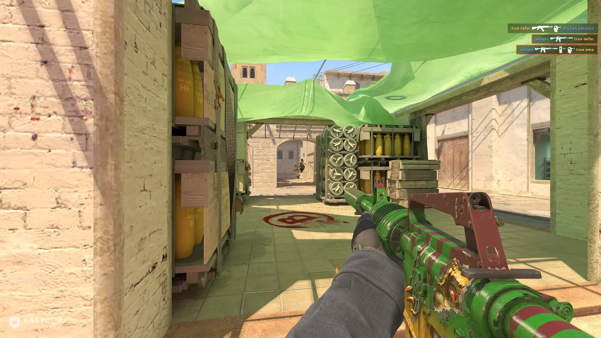 Ace with m4a1 s double kill fastcup