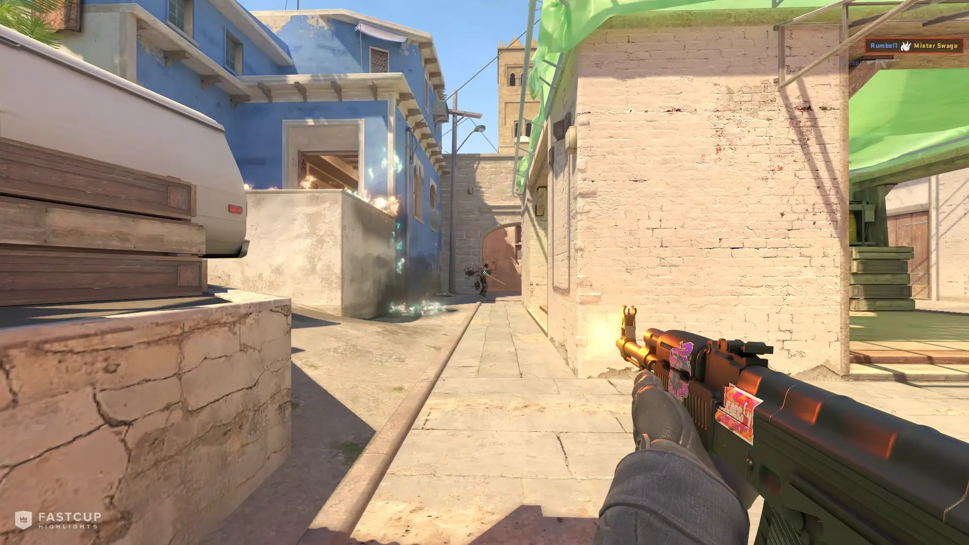 4K with AK-47 and Incendiary Grenade | FASTCUP