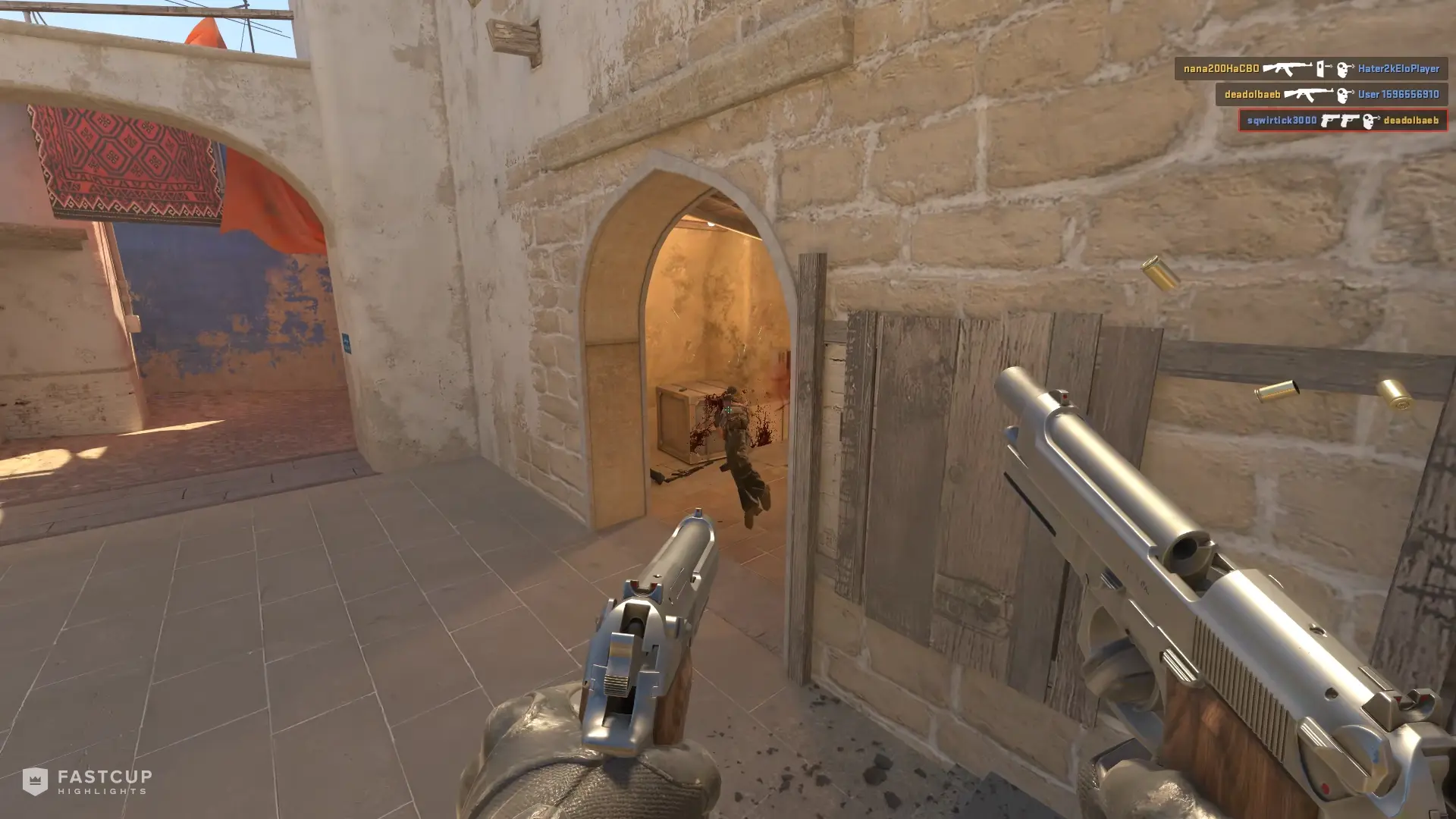 ACE with Dual Berettas and AK-47 | FASTCUP