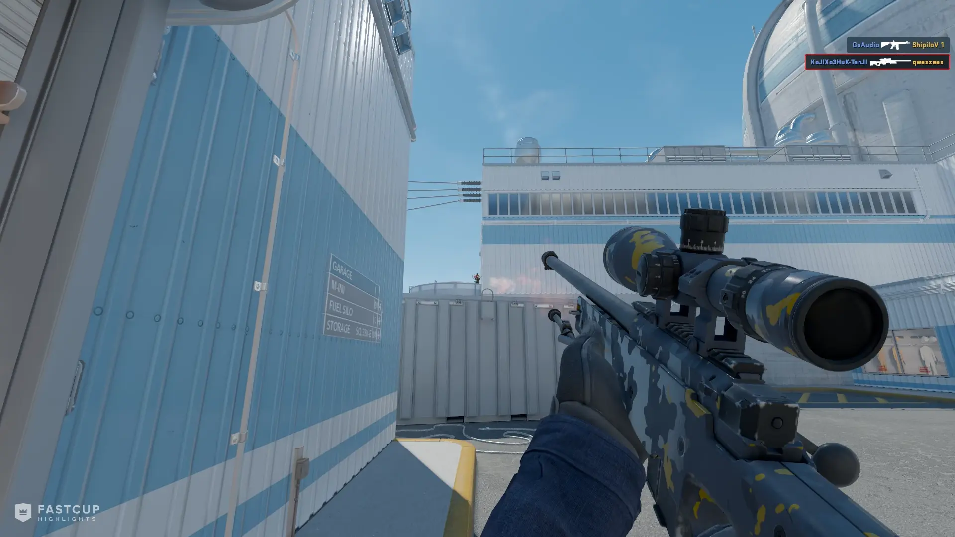 4K with AWP and Incendiary Grenade | FASTCUP