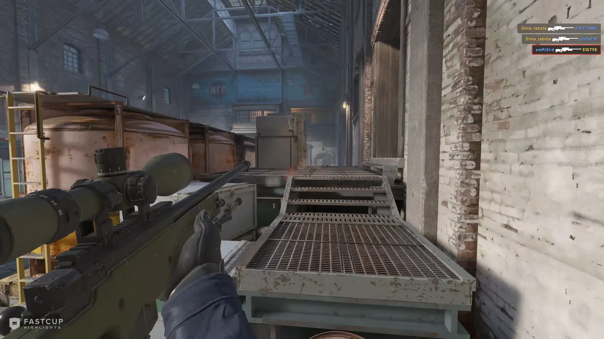 ACE and 1v4 clutch with AWP and Five-SeveN | FASTCUP