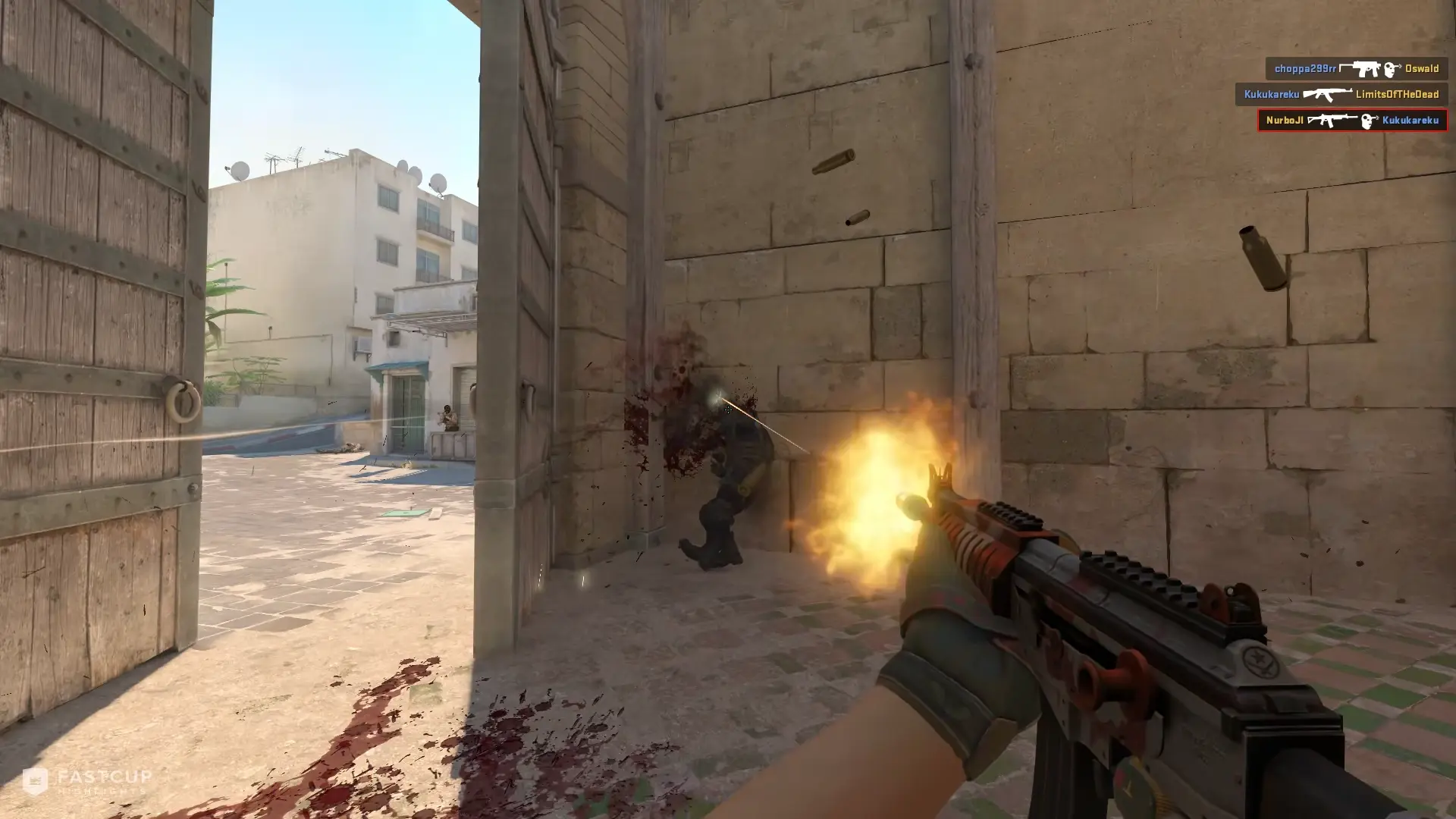 4K and 1v3 clutch with AK-47 and Galil AR | FASTCUP