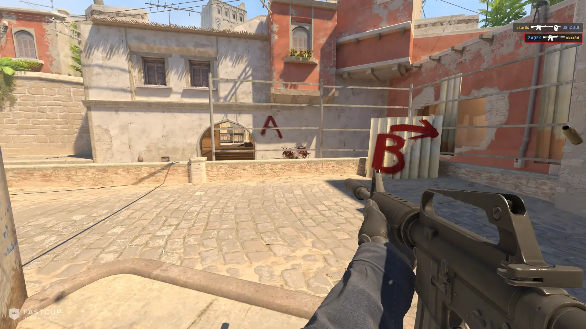 1v3 clutch with M4A1-S and USP-S | FASTCUP