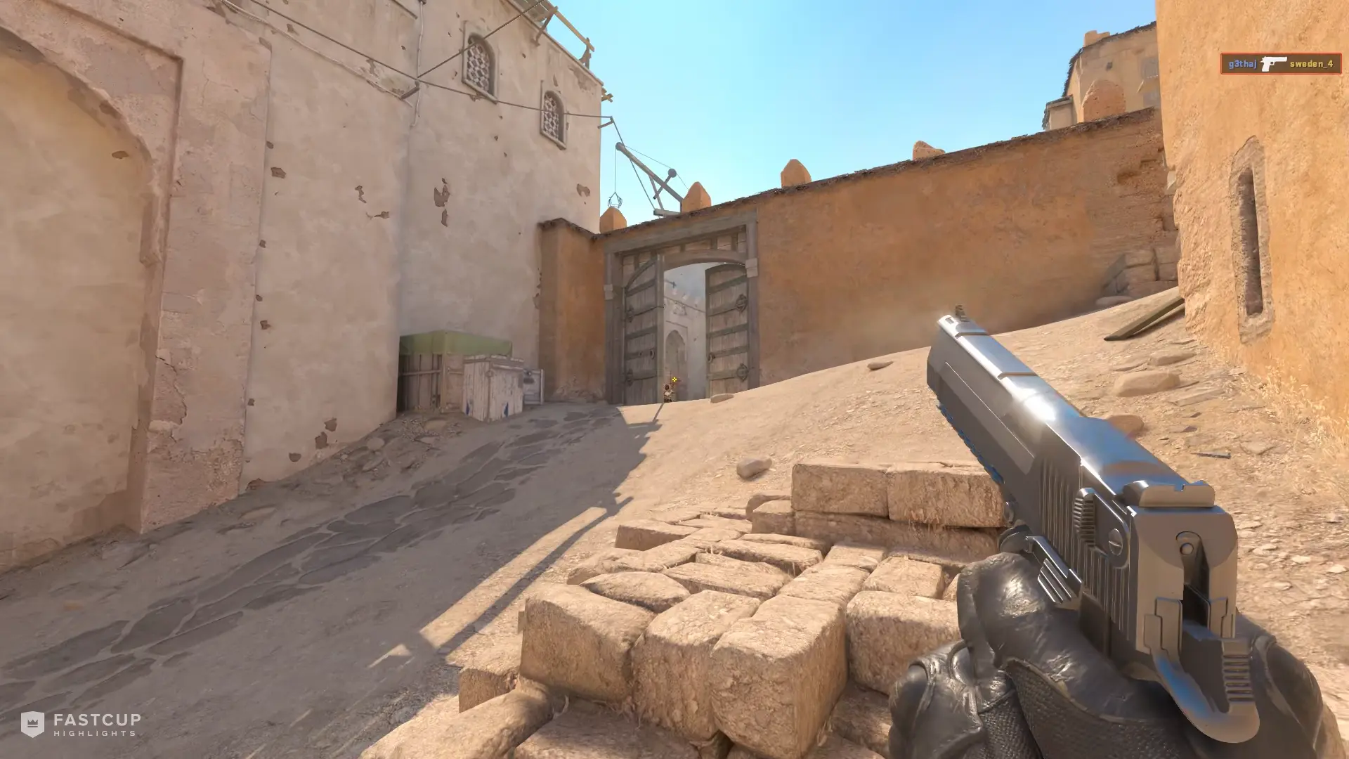 1v3 clutch with Desert Eagle and SSG 08 | FASTCUP