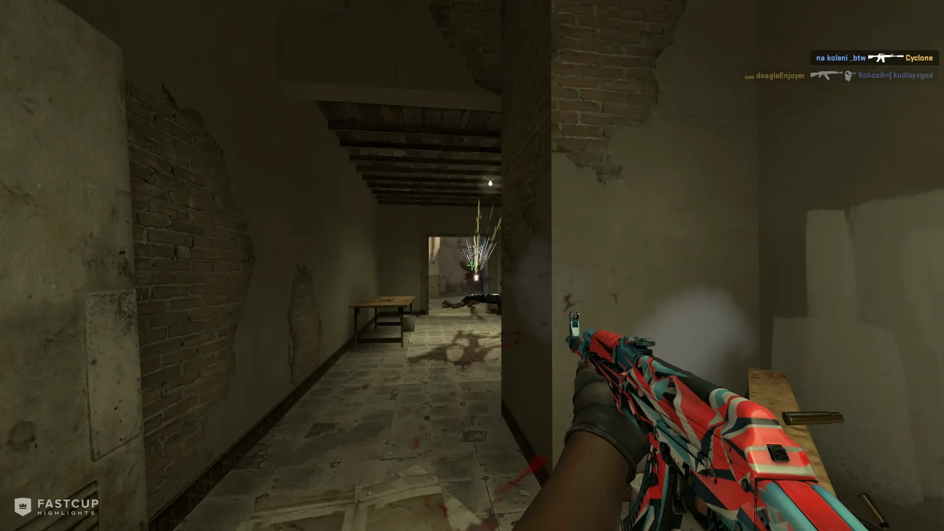 4K and 1v2 clutch with AK-47 and AWP | FASTCUP