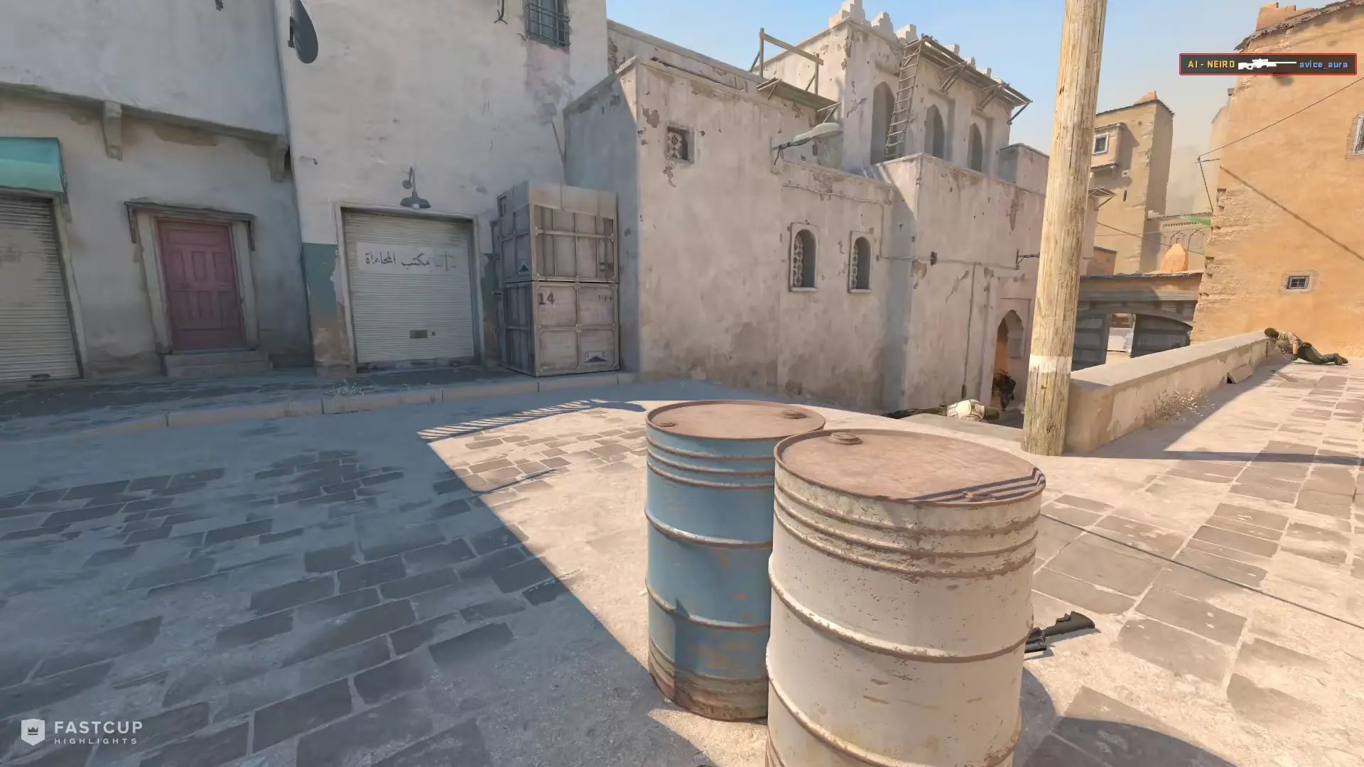 1v3 clutch with M4A1-S and AWP | FASTCUP